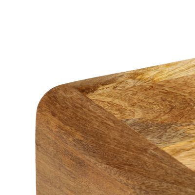 vidaXL Klubska mizica iz trdnega mangovega lesa 90x50x40 cm