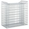 vidaXL Gabionska dvignjena postelja 50 x 100 x 100 cm Pocinkano jeklo