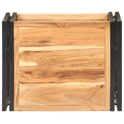 vidaXL Stranska mizica 40x30x40 cm trden akacijev les