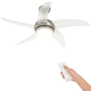 vidaXL Stropni ventilator s svetilko in daljinskim upravljalnikom