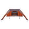 vidaXL Tipi &scaron;otor s streho Siva in oranžna 660 x 456 x 200 cm tafeta
