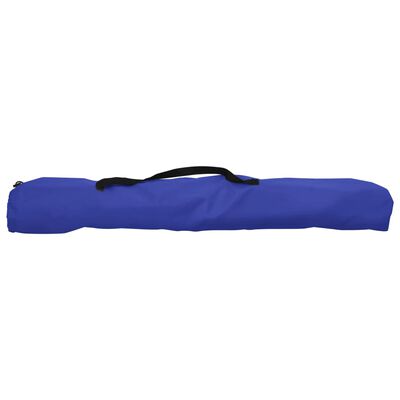 vidaXL Zložljiv stol za kampiranje 2 kosa modre barve