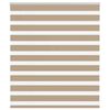 vidaXL Zebra zavesa pe&scaron;čeno rjava 135x100 cm &scaron;irina blaga 130,9 cm poliester