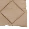 vidaXL Zimska posteljnina Taupe 220 x 135 cm Mikrovlakna