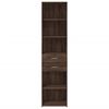 vidaXL Visoka omara rjavi hrast 45x42,5x185 cm inženirski les