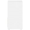 vidaXL Kopalni&scaron;ka omarica visok sijaj bela 60x33x61 cm iverna plo&scaron;ča