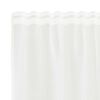 vidaXL Čipkasta Zavesa z zavesami Bela 180 x 150 cm Poliester