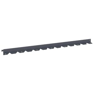 vidaXL Robovi trave 10 kos 102 x 4 x 4 cm Jeklo Antracit