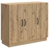 vidaXL Strani &scaron;al Artisan hrast 89 x 34,5 x 77 cm Inženirski les