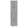vidaXL Visoka omara siva sonoma 34,5x34x180 cm inženirski les