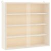 vidaXL Lesena zbirateljska vitrina z vrati 40x8,5x37 cm