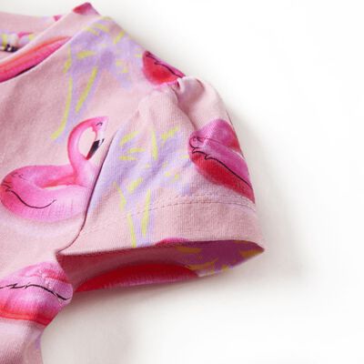 Otroška obleka svetlo roza 92