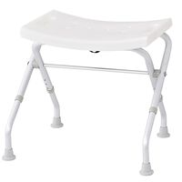 RIDDER Zložljiv kopalniški stolček 110 kg bel