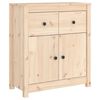 vidaXL Komoda 70x35x80 cm trdna borovina