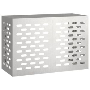 vidaXL Prekrivalo za klimatsko napravo Srebrna 90 x 40 x 60 cm