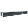 vidaXL Visoka greda pocinkano jeklo 480x80x45 cm antracitna