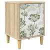 vidaXL Nočna omarica GOTHA Sonoma hrast 36 x 33 x 50 cm Inženirski les