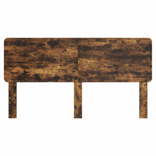 vidaXL Vzglavje Dimljeni oreh 200 cm Konstruiran les