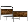 vidaXL Posteljni okvir brez vzmetnice 100x190 cm sonoma hrast inž. les
