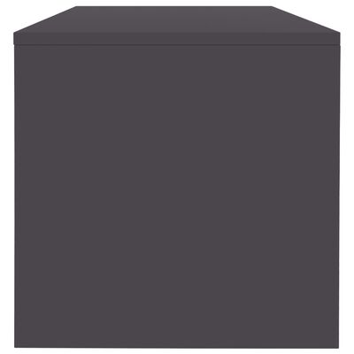 vidaXL Klubska mizica siva 100x40x40 cm iverna plošča