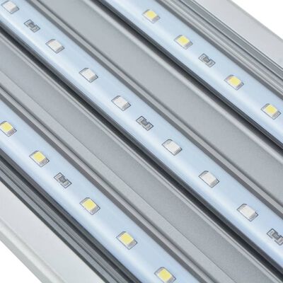 vidaXL LED svetilka za akvarij 100-110 cm aluminij IP67