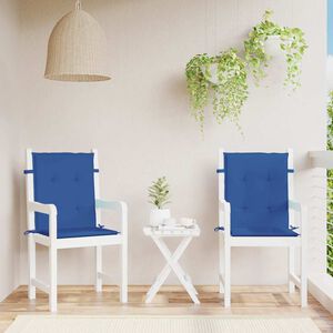 vidaXL Blazine za vrtne stole 2 kosa kraljevsko modre 100x50x3 cm