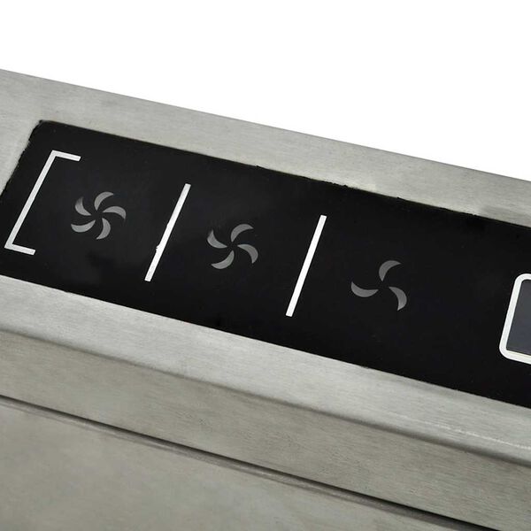 vidaXL Otočna kuhinjska napa z LCD zaslonom