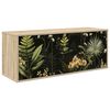 vidaXL Stenska TV omarica RHENEN 102 x 33 x 40 cm Sonoma hrast