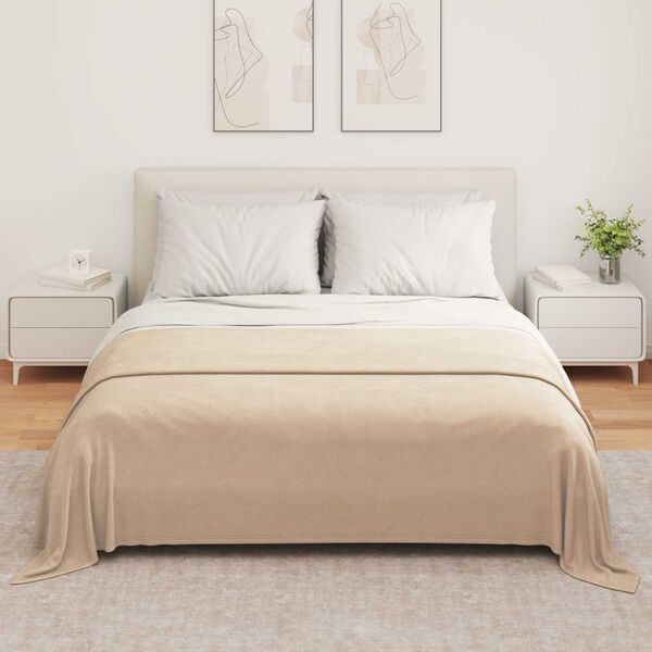 vidaXL Obloge 6 pcs Kamel 280 x 210 cm Flis