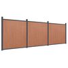 vidaXL Ograjni panel rjav 526x186 WPC