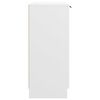vidaXL Komoda bela 90,5x30x70 cm konstruiran les