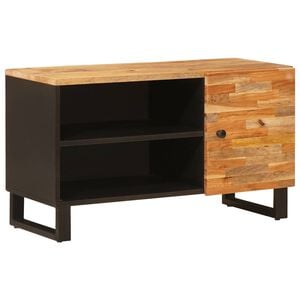 vidaXL TV omarica Rjava 80 x 33 x 46 cm Masiven les manga