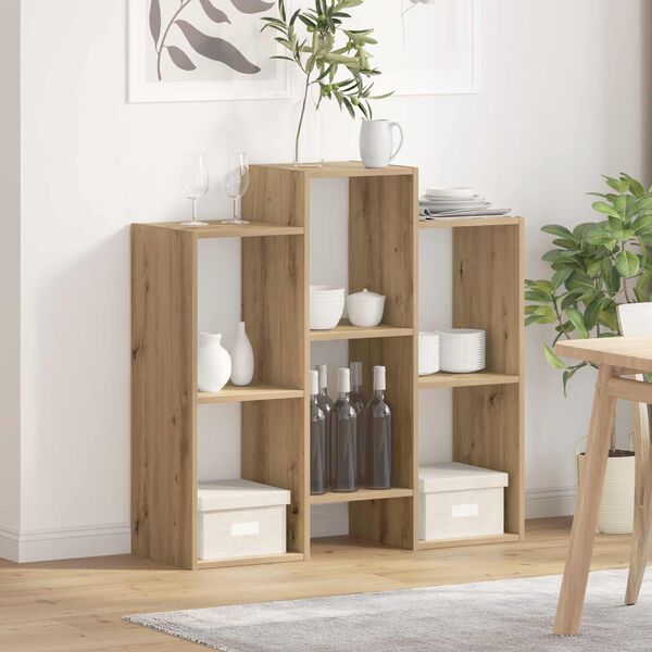 vidaXL Strani &scaron;al Umetni hrast 90 x 30 x 90 cm