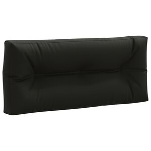 vidaXL Blazina za palete VIANEN 100% poliester Črna 120 x 40 x 12 cm