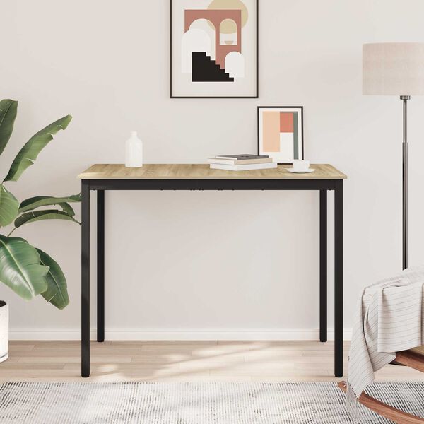 vidaXL Stoječ miza za bar Konstruiran les