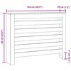 vidaXL Pokrov za radiator bel 104x20x82 cm inženirski les