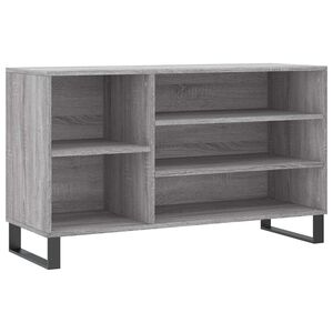 vidaXL Omarica za čevlje siva sonoma 102x36x60 cm inženirski les