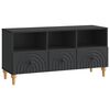 vidaXL TV omarica Črna 102 x 34,5 x 50 cm Konstruirano leseno