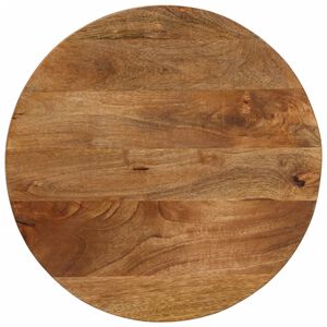 vidaXL Mizna plo&scaron;ča &Oslash; 40x3,8 cm okrogla trden mangov les