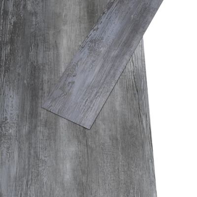 vidaXL Nesamolepilne PVC talne plošče 5,26 m² 2 mm sijoče sive