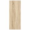 vidaXL Knjižna omara 2-nadstropna sonoma hrast 40x30x76,5cm iverna pl.
