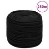 vidaXL Delovna vrv črna 10 mm 250 m polipropilen
