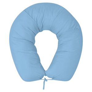 vidaXL Nosečni&scaron;ki Vzglavnik 40x170 cm Svetlo Modre Barve