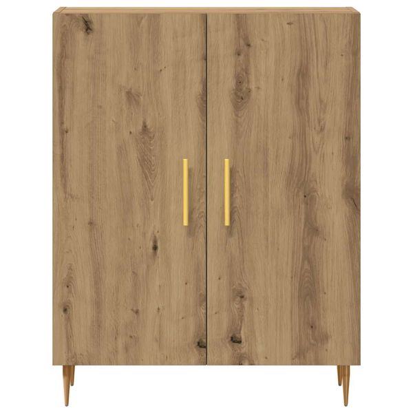 vidaXL Komoda artisan hrast 69,5x34x90 cm inženirski les