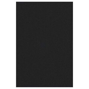 vidaXL Doormat Črna 120 x 180 cm 100% poliamid