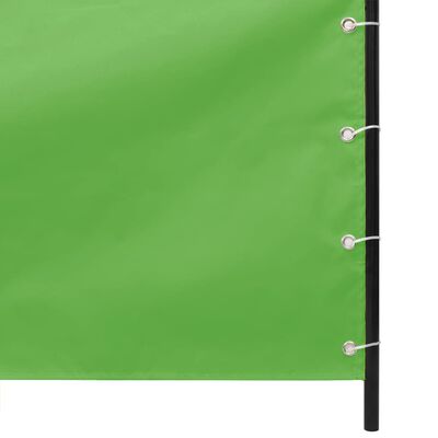 vidaXL Balkonsko platno svetlo zeleno 80x240 cm tkanina Oxford