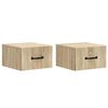 vidaXL Stenski nočni omarici 2 kos Sonoma hrast 34,5 x 33 x 20 cm