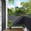 vidaXL Balconska mreža Antracit 75 x 200 cm PU premazan oxford alu
