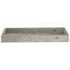 vidaXL Stenske police Loggia 4 kosi betonsko sive 40x15x4 cm MDF