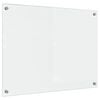 vidaXL Kuhinjski panel Transparentno 80 x 60 cm kaljeno steklo